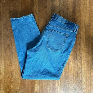 Abercrombie 90s Straight Ultra High Rise Jeans | 34L / 18L / 34x31 | Medium Wash